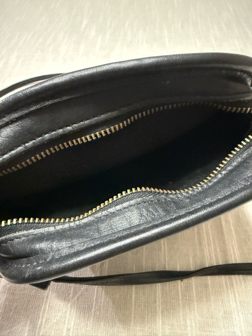 Coach Black Leather Small Crossbody with Front Slip Pocket - Picture 7 of 7